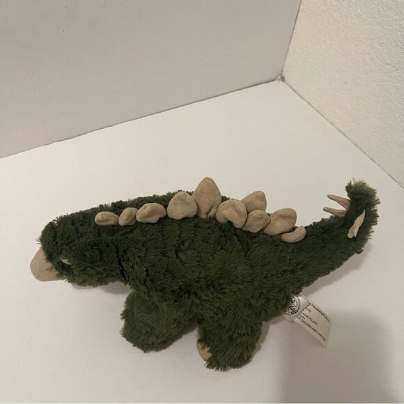 Destination Holiday Stegosaurus Green Plush 12" Stuffed Animal Toy Dinosaur - Picture 4 of 11